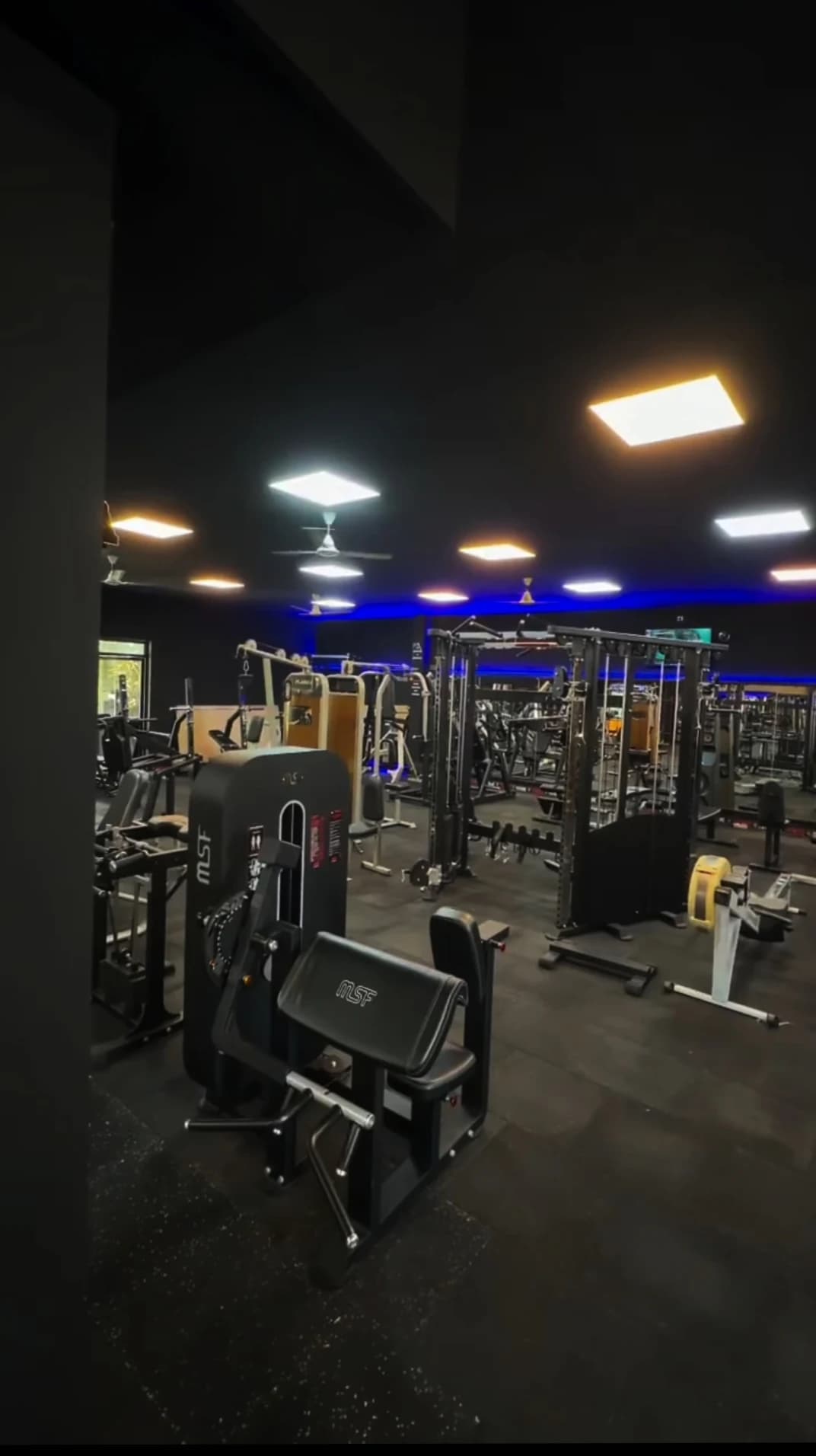 Premium fitness center interior at Future Fitness Udupi